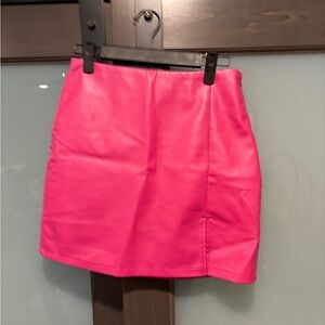 Le Lis Pink Mini Pencil Skirt